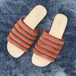 New Rag & Bone Suede Cameron Slides Size 6